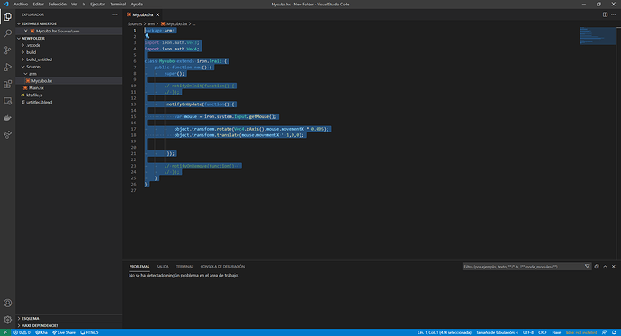 Mycubo.hx - New Folder - Visual Studio Code 13_07_2021 13_52_13