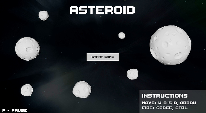 RetroAsteroid-Armory3D