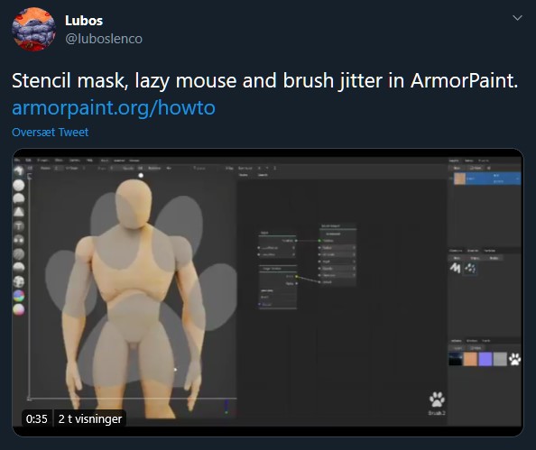 Brush jitter